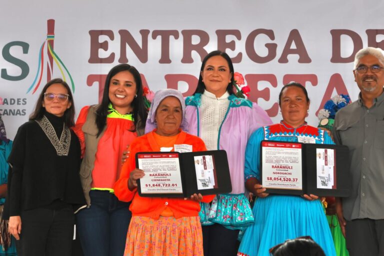 Bienestar entrega recursos a pueblos indígenas en Chihuahua