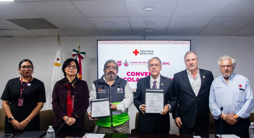 Protección Civil y Cruz Roja firman convenio para reforzar capacitación en emergencias