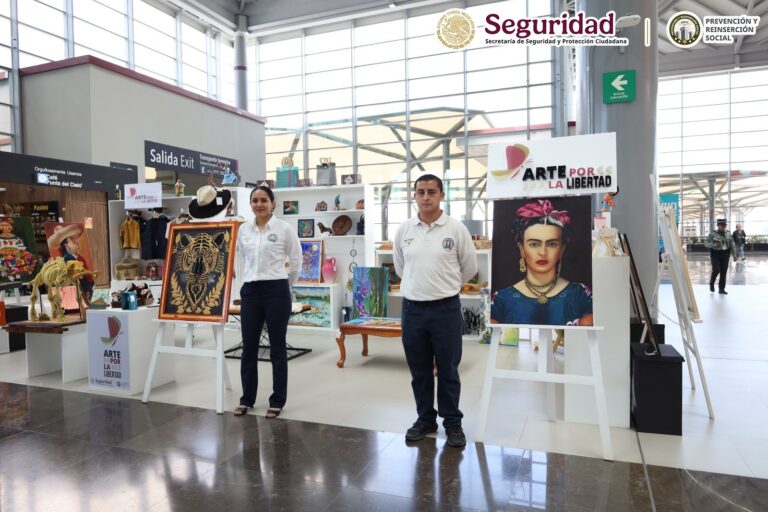 “Arte por la Libertad” llega al AIFA con piezas únicas