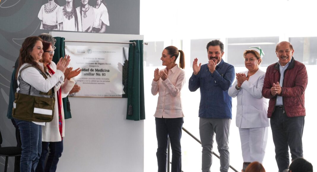 Sheinbaum inaugura Unidad de Medicina Familiar en Ecatepec