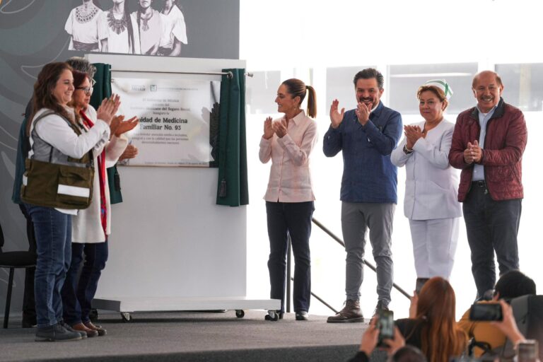 Sheinbaum inaugura Unidad de Medicina Familiar en Ecatepec