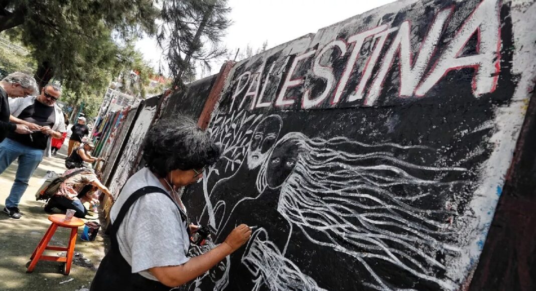 Artistas pintan por Palestina: una protesta contra el genocidio