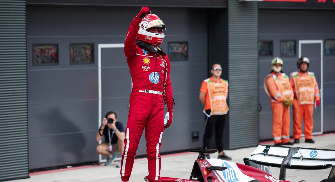 Leclerc sorprende y logra la pole en el GP de Hungría