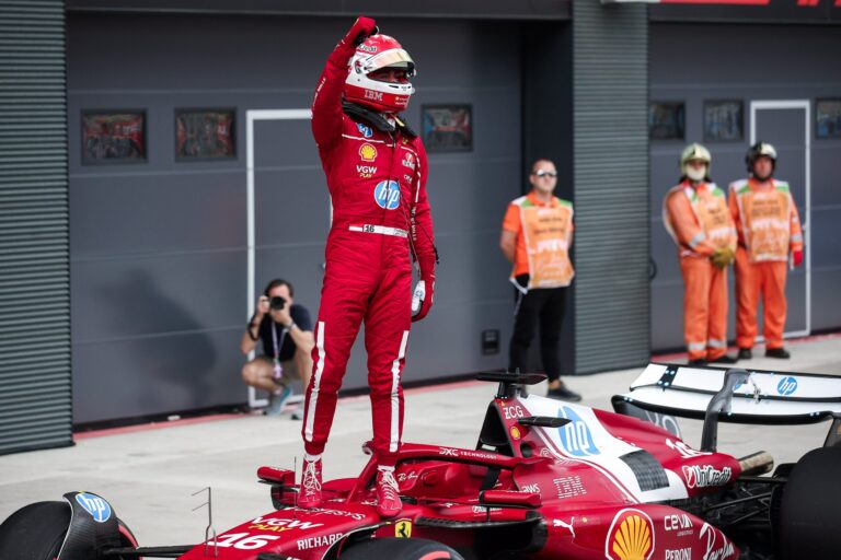 Leclerc sorprende y logra la pole en el GP de Hungría