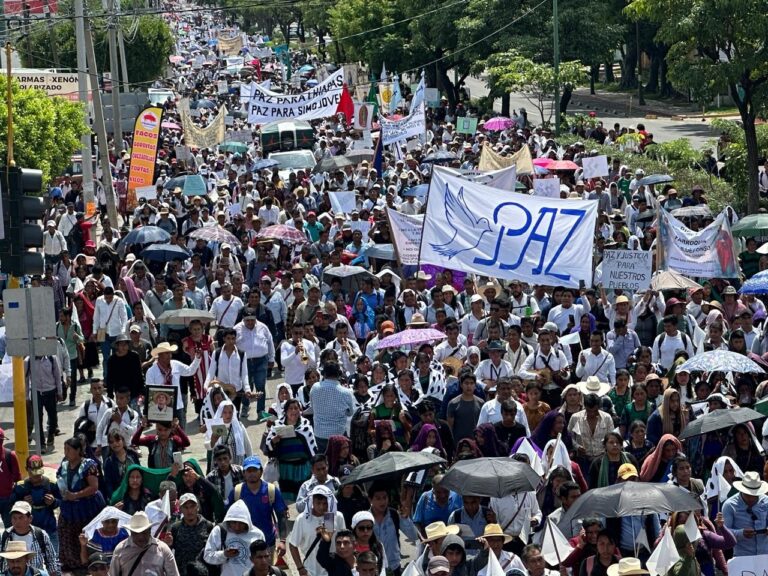 Pueblos tseltales marchan contra autopista Palenque–San Cristóbal