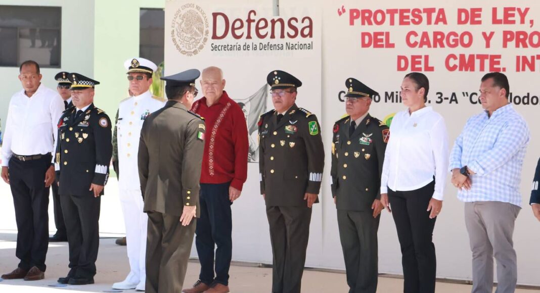 Castro Cosío participa en relevo del mando de la Tercera Zona Militar