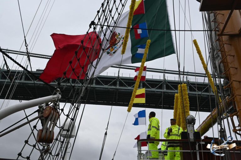 Buque Escuela Cuauhtémoc se alista para volver a navegar tras accidente en Nueva York