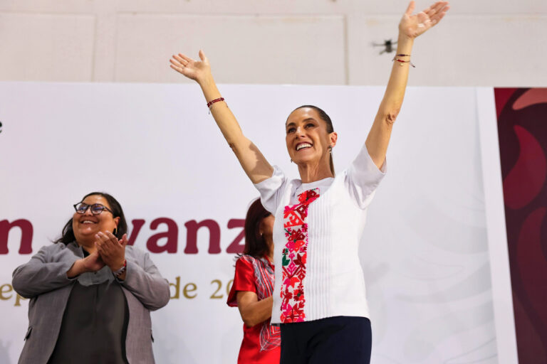 Sheinbaum defiende la soberanía y anuncia proyectos en San Luis Potosí