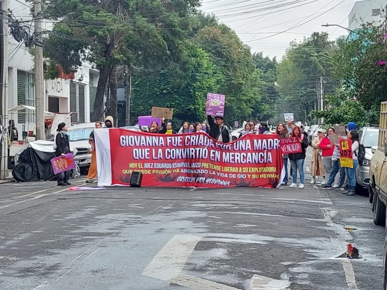 Colectivos feministas exigen cambio de juez en caso de Giovanna