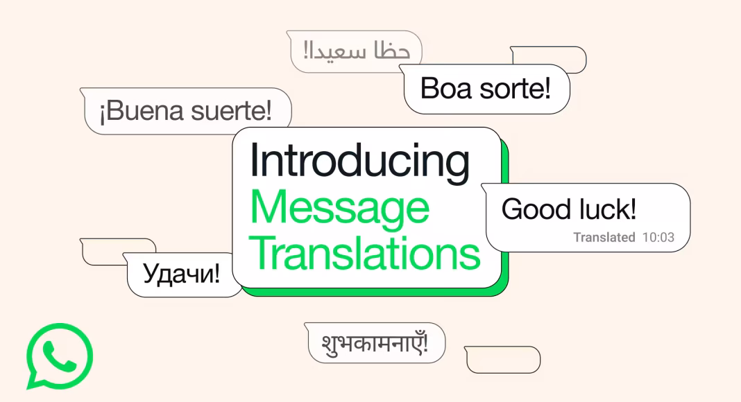 WhatsApp integra función de traducción en tiempo real