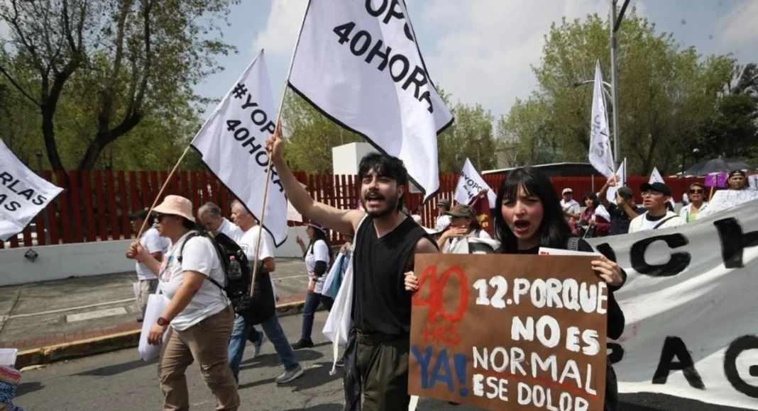 Exigen reducción de jornada laboral a 40 horas