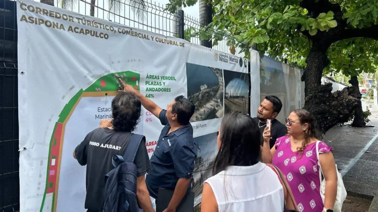 Clausuran simbólicamente obras en el Jardín del Puerto de Acapulco