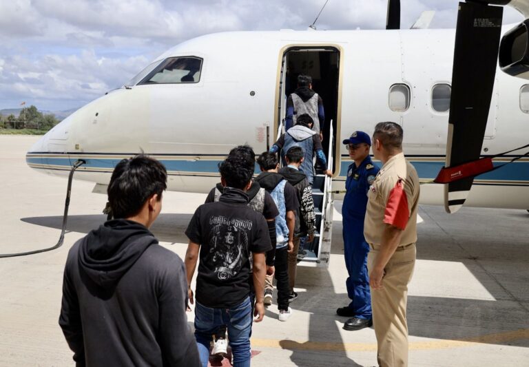 Regresan seguros a Chiapas 13 menores de Baja California Sur