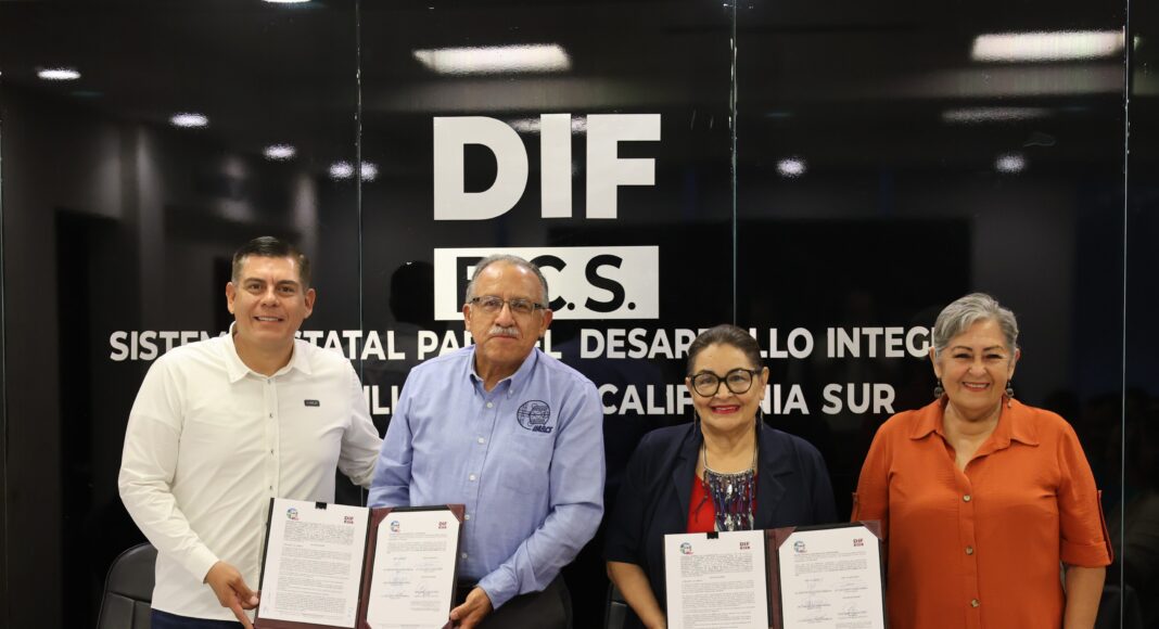 DIF y UABCS firman convenio para impulsar la Democracia Familiar en BCS