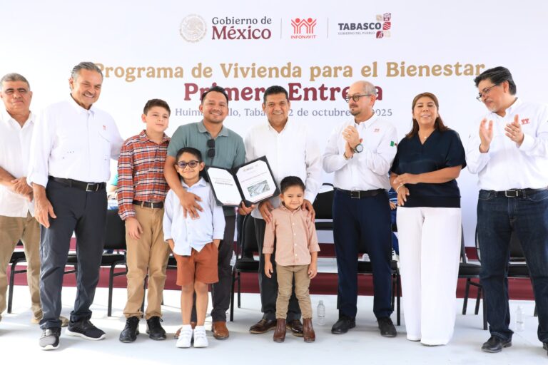 Infonavit inaugura primeras casas de Viviendas para el Bienestar en Tabasco