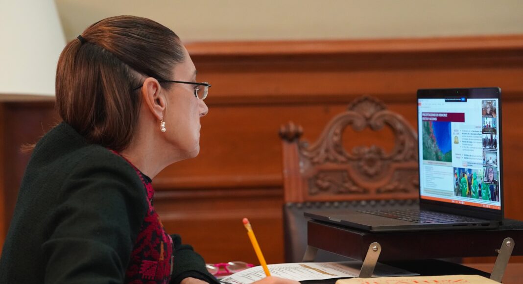 Sheinbaum coordina atención por lluvias con seis gobernadores
