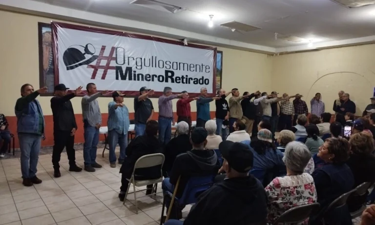 Sergio Vásquez Villarreal asume presidencia de mineros retirados