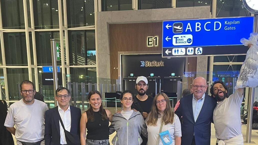 Mexicanos de la Flotilla Sumud hacen escala en Estambul rumbo a México