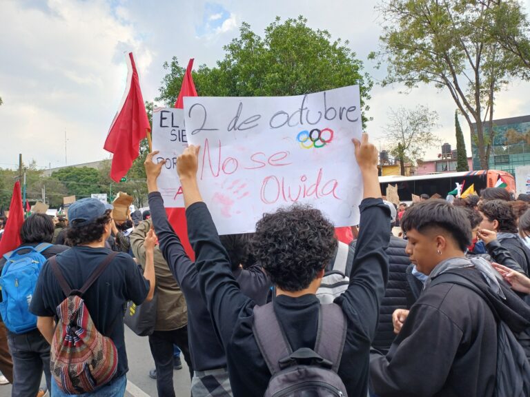 Comité 68 denuncia genocidios en Tlatelolco y Gaza