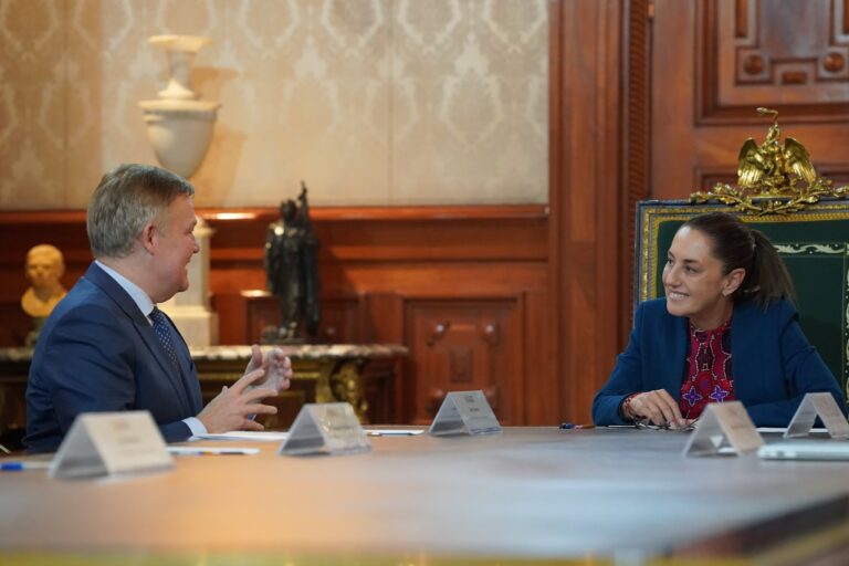 Sheinbaum dialoga con Scotiabank y Andreessen Horowitz sobre economía e IA