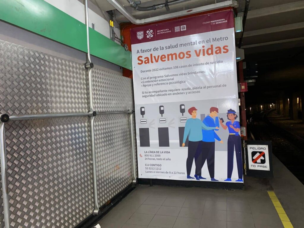 Suman 45 intentos de suicidio en el Metro en lo que va del año 2 Suman 45 intentos de suicidio en el Metro en lo que va del año