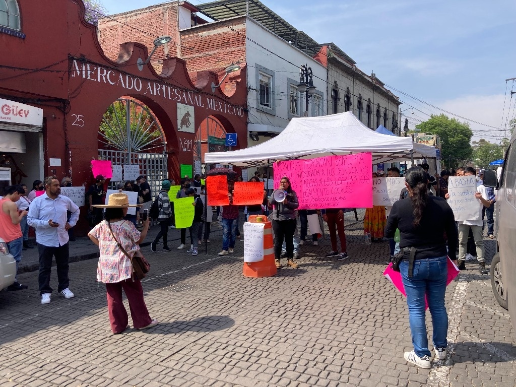 Crece el comercio informal en el centro de Coyoacán 1 Crece el comercio informal en el centro de Coyoacán