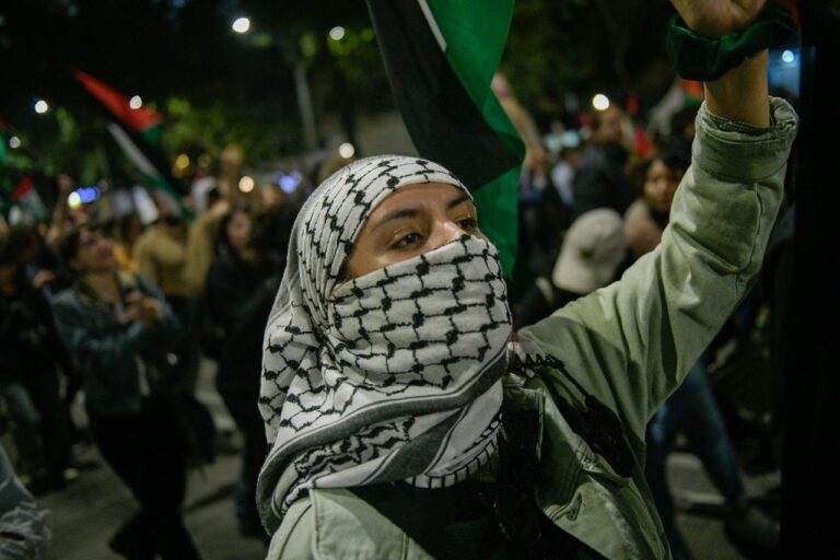 Protestan en San Cristóbal contra ataques de Israel