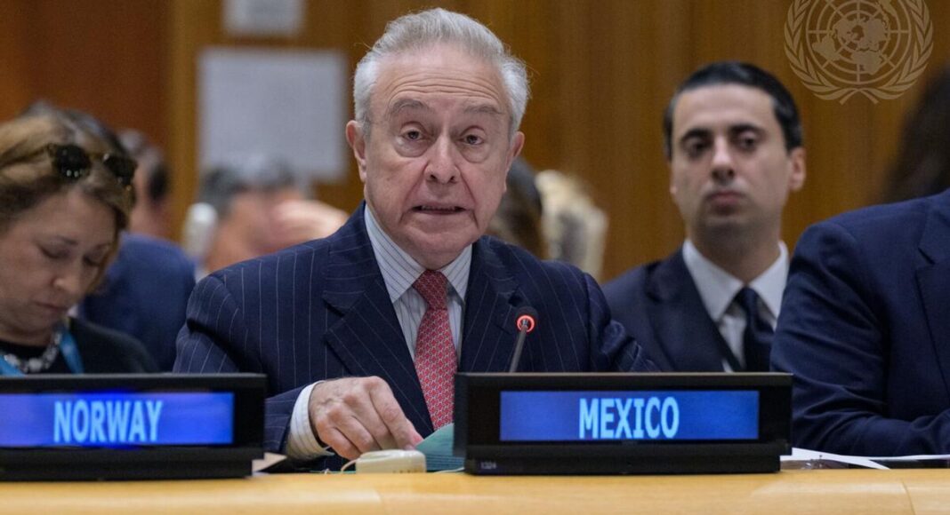 México denuncia crisis “intolerable” en Gaza ante la ONU