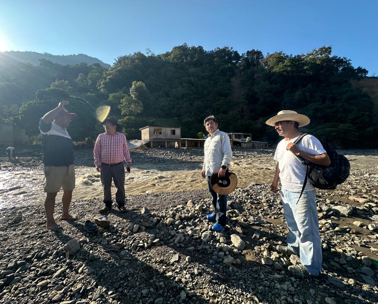 5 INPI revisa habitabilidad de Chapula tras inundaciones