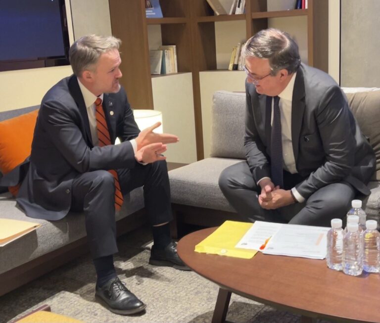 Ebrard y representante comercial de EU avanzan en negociaciones