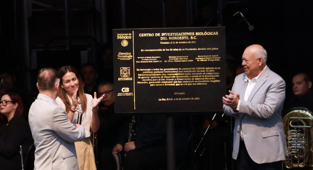 Castro Cosío celebra 50 años del CIBNOR