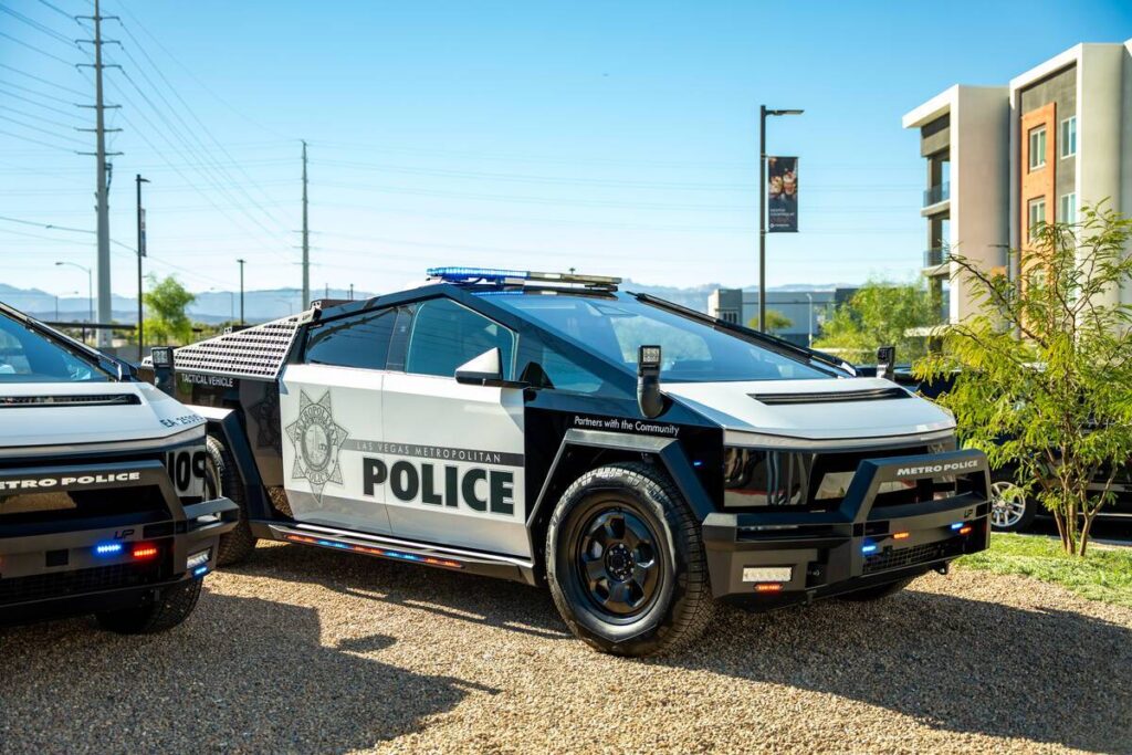 Las Vegas estrena flota policial de Cybertrucks donada por multimillonario 1 Las Vegas estrena flota policial de Cybertrucks donada por multimillonario
