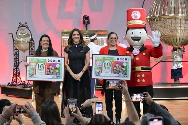 Sorteo Superior 2864 celebra 10 años de la Procuraduría de Protección