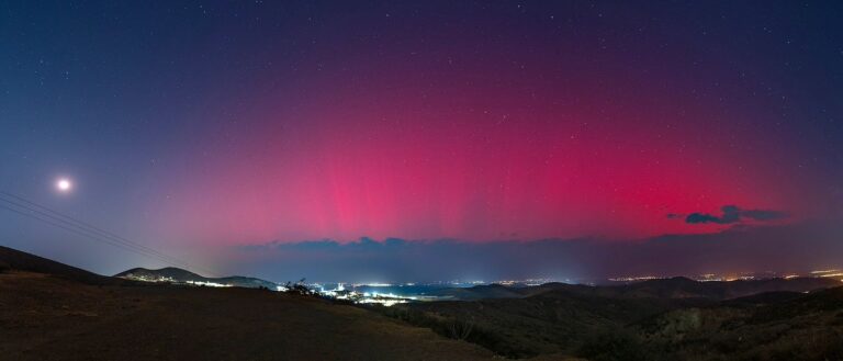 Auroras boreales se observan en el norte del país tras tormenta solar