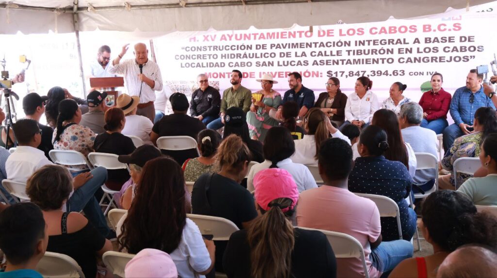Inician pavimentación y apoyo a vivienda en Los Cabos 2 Inician pavimentación y apoyo a vivienda en Los Cabos
