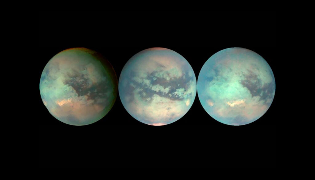 Titán no tendría océano global bajo su superficie helada 2 Titán no tendría océano global bajo su superficie helada