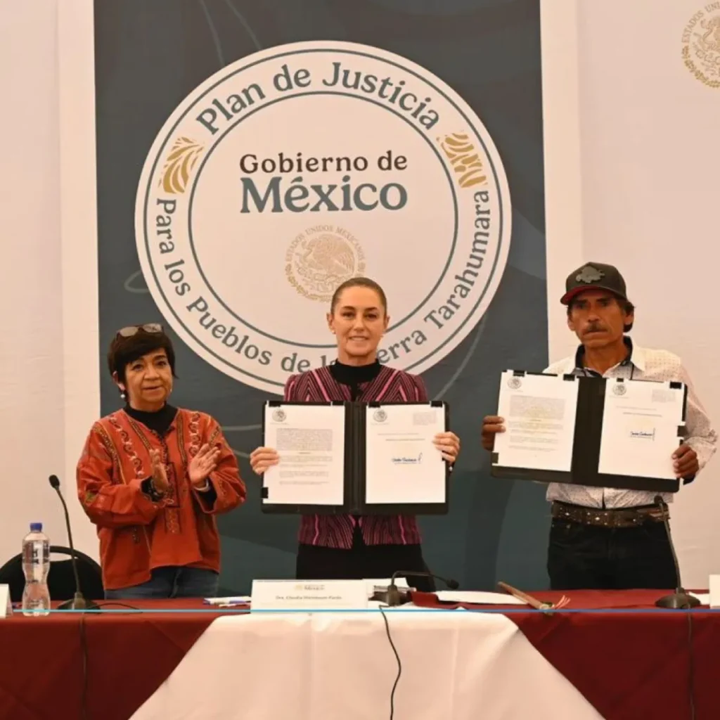 Sheinbaum restituye tierras al pueblo Ódami en Chihuahua 1 Sheinbaum restituye tierras al pueblo Ódami en Chihuahua