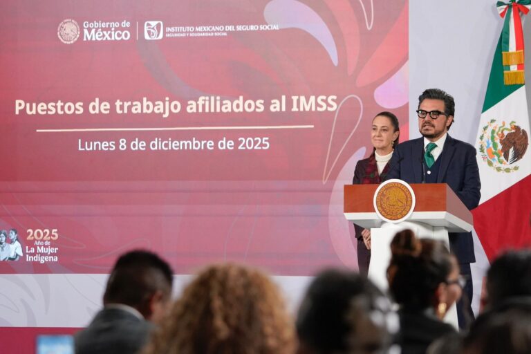IMSS registra récord histórico de empleos formales