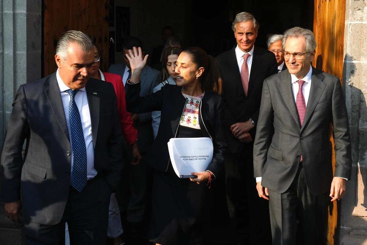 35 Sheinbaum se reúne con el Consejo Mexicano de Negocios