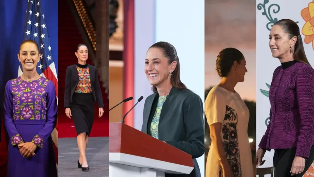 Bordados indígenas, el sello del estilo de Sheinbaum reconocido por el NYT 9 Bordados indígenas, el sello del estilo de Sheinbaum reconocido por el NYT