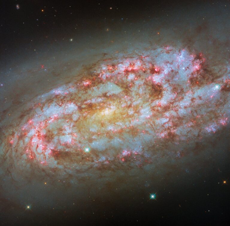 Hubble captura nueva imagen de la galaxia espiral NGC 1792
