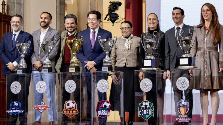 Gobierno federal alista torneos de futbol rumbo al Mundial 2026
