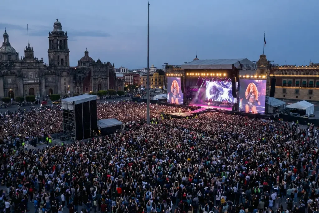 Shakira dará concierto gratuito en el Zócalo el 1 de marzo 1 Shakira dará concierto gratuito en el Zócalo el 1 de marzo