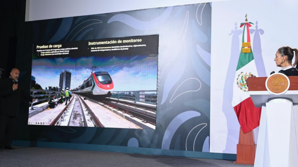 Sheinbaum adelanta en la mañanera la conclusión del Tren México-Toluca 1 Sheinbaum adelanta en la mañanera la conclusión del Tren México-Toluca