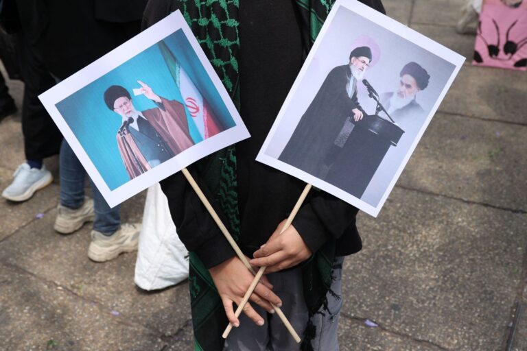 Musulmanes chiítas protestan en CDMX por ataques a Irán