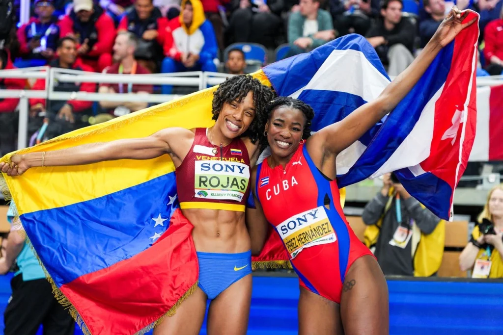 Leyanis Pérez vence a Yulimar Rojas en mundial 1 Leyanis Pérez vence a Yulimar Rojas en mundial