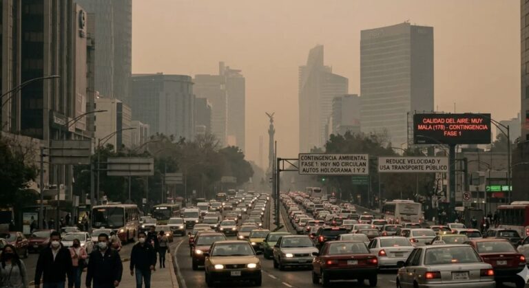 Activan fase 1 de contingencia por ozono en Valle de México