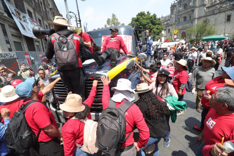 CNTE amenaza protestas rumbo al Mundial 2026