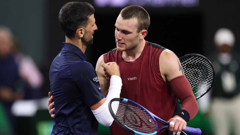 Draper elimina a Djokovic en Indian Wells