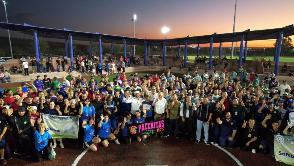 Inician ligas deportivas del SUTSPEMIDBCS en La Paz 2 Inician ligas deportivas del SUTSPEMIDBCS en La Paz